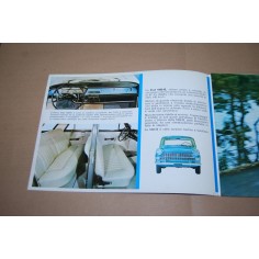 PROSPEKT BROCHURE DEPLIANT FIAT 1800 B 3 PAGINE - TIMBRO CONCESSIONARIO 2