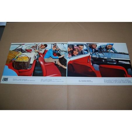 PROSPEKT BROCHURE DEPLIANT FIAT 850 - 8 PAGINE BUONO