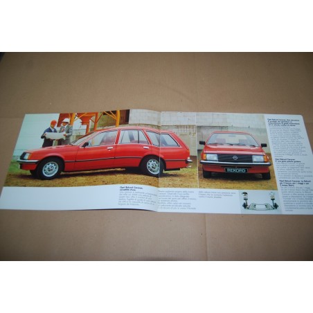 PROSPEKT BROCHURE DEPLIANT OPEL REKORD CARAVAN 1978 - 4 PAGINE