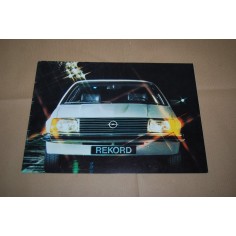 PROSPEKT BROCHURE DEPLIANT OPEL REKORD 10 PAGINE ALCUNE INCOLLATE