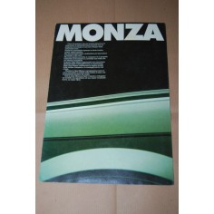 PROSPEKT BROCHURE DEPLIANT OPEL MONZA - 4 PAGINE