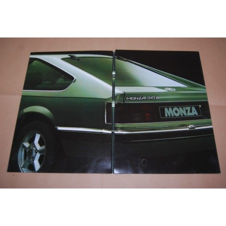 PROSPEKT BROCHURE DEPLIANT OPEL MONZA - 4 PAGINE