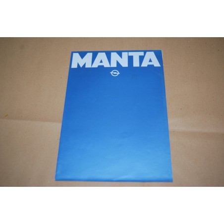 PROSPEKT BROCHURE DEPLIANT OPEL MANTA 1.3 S - 2 PAGINE