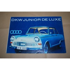 PROSPEKT BROCHURE DEPLIANT DKW JUNIOR DE LUXE - 2 PAGINE