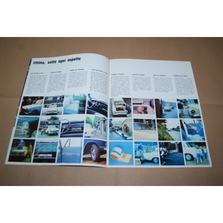 PROSPEKT BROCHURE DEPLIANT FORD CORTINA 1200 1500 GT LOTUS 1964 - 8 PAGINE