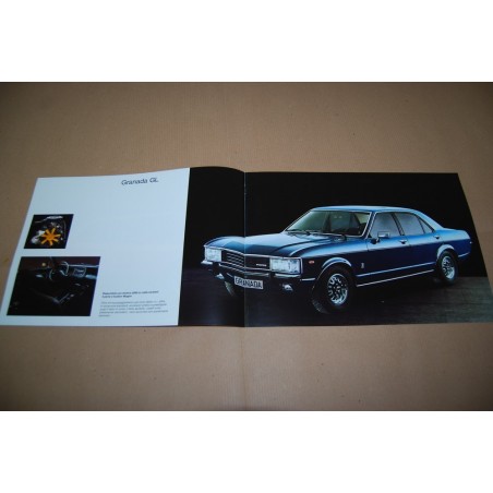 PROSPEKT BROCHURE DEPLIANT FORD GRANADA GL - 4 PAGINE OTTIMO