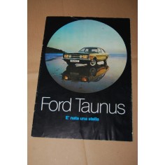 PROSPEKT BROCHURE DEPLIANT FORD TAUNUS - 10 PAGINE LIEVI ONDULAZIONI