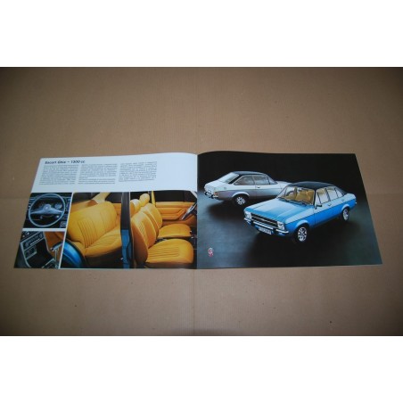 PROSPEKT BROCHURE DEPLIANT FORD ESCORT GAMMA VERSIONI - 6 PAGINE