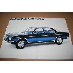 PROSPEKT BROCHURE DEPLIANT AUDI 100 LS AUTOMATIC SPORTIVA - POSTER 4 PAGINE 2