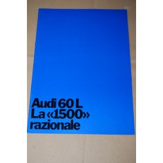 PROSPEKT BROCHURE DEPLIANT AUDI 60L 1500 AGOSTO 1970 - 12 PAGINE
