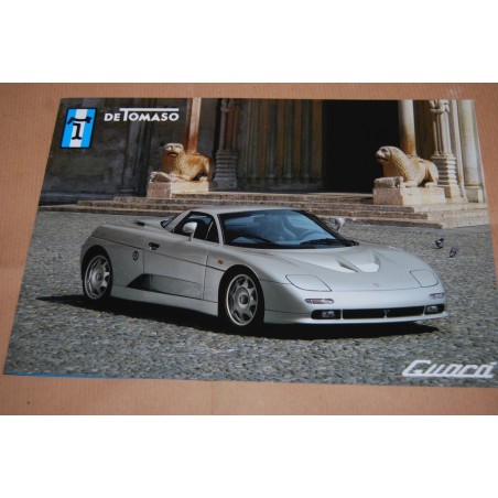 PROSPEKT BROCHURE DEPLIANT DE TOMASO GUARCA' - 2 PAGINE