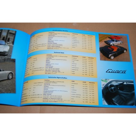 PROSPEKT BROCHURE DEPLIANT DE TOMASO GUARCA' - 2 PAGINE