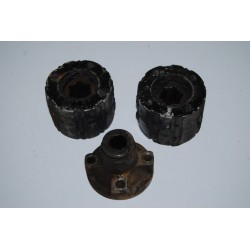COPPIA GIUNTI SEMIASSI CON UN MANICOTTO PER FIAT 500 D ALBERO 17 MM