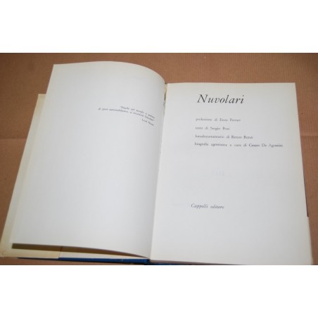 LIBRO NUVOLARI CAPPELLI EDITORE ESEMPLARE 2113 ED. 1965 MOLTO BUONO