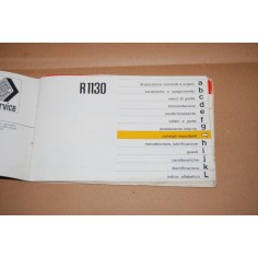 RENAULT R 1130 LIBRETTO USO MANUTENZIONE 2