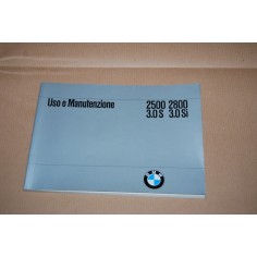 BMW  2500 2800 3.0 S 3.0 Si LIBRETTO USO MANUTENZIONE 1974  BUONO