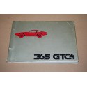 FERRARI 365 GTC 4 CATALOGO PARTI DI RICAMBIO AGGIORNAMENTI 1972 BUONO