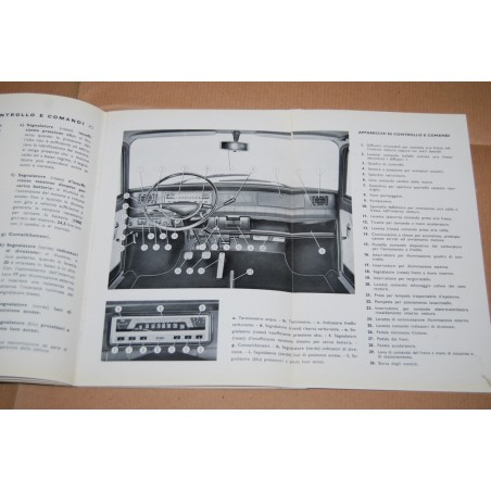PRIMULA AUTOBIANCHI LIBRETTO USO MANUTENZIONE 3° EDIZIONE 1965