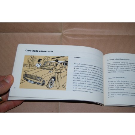 FORD TAUNUS 17M TS MANUALE USO MANUTENZIONE 1965 1° ED.