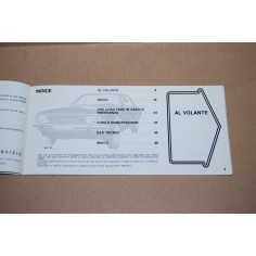 FORD TAUNUS MANUALE D'ISTRUZIONI ED. DI APRILE 1977 2