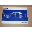 FORD TAUNUS MANUALE DI ISTRUZIONI EDIZIONE XI/72-5 IT OTTIMO