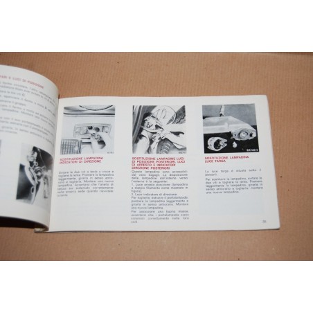 FORD ESCORT MANUALE D'ISTRUZIONI ED. XII/69 BUONO