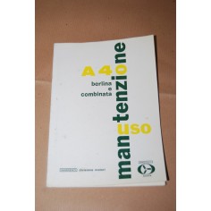 INNOCENTI AUSTIN LIBRETTO USO MANUTENZIONE A40 BERLINA E COMBINATA 1961