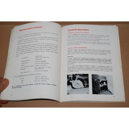 FORD TRANSIT MANUALE D'ISTRUZIONI EDIZIONE NOVEMBRE 1965