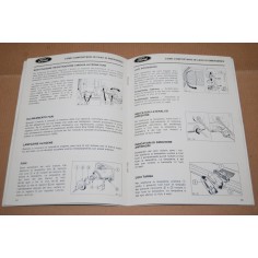 FORD FIESTA LIBRETTO USO MANUTENZIONE ED. GIUGNO 1976 2