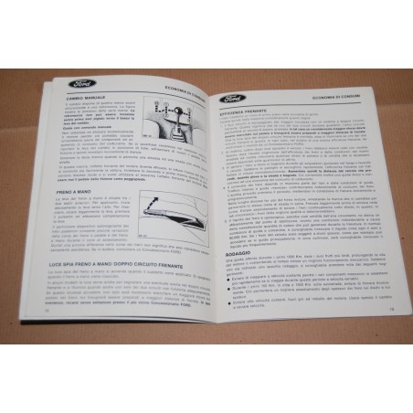 FORD FIESTA LIBRETTO USO MANUTENZIONE ED. GIUGNO 1976