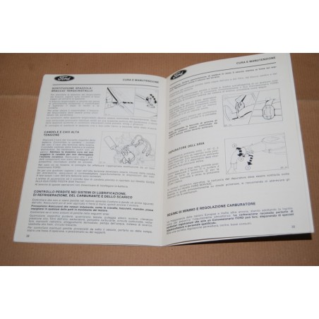 FORD FIESTA LIBRETTO USO MANUTENZIONE ED. GIUGNO 1976