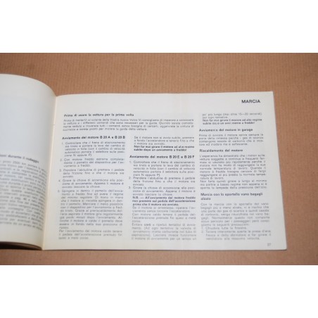 VOLVO 142 144 145 MARCIA DESCRIZIONE TECNICA MANUTENZIONE