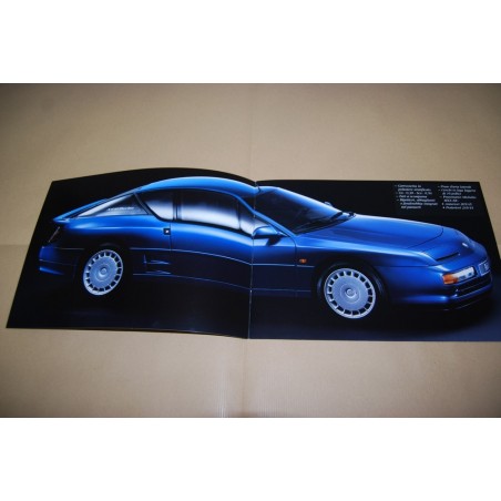 PROSPEKT BROCHURE DEPLIANT RENAULT ALPINE A 610 TURBO 1993 ITALIANO