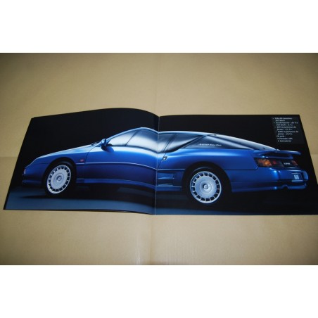 PROSPEKT BROCHURE DEPLIANT RENAULT ALPINE A 610 TURBO 1993 ITALIANO