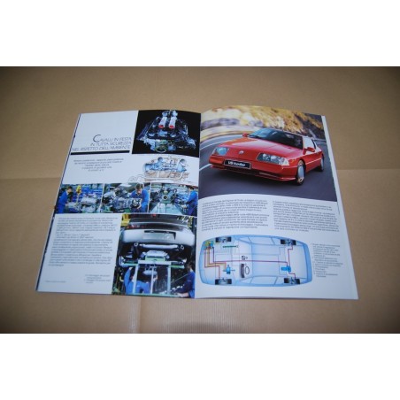 PROSPEKT BROCHURE DEPLIANT RENAULT ALPINE V 6 TURBO 10 PAGINE 06/1990