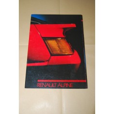 PROSPEKT BROCHURE DEPLIANT RENAULT ALPINE V 6 TURBO 14 PAGINE OTTIMO