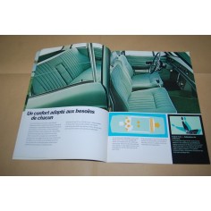 PROSPEKT BROCHURE DEPLIANT VOLVO SERIE 140 FRANCESE 8/71 10 PAG.