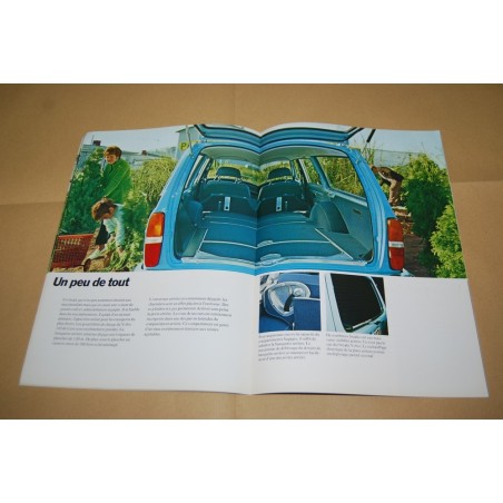 PROSPEKT BROCHURE DEPLIANT VOLVO SERIE 140 FRANCESE 8/71 10 PAG.