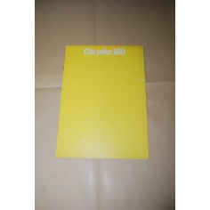 PROSPEKT BROCHURE DEPLIANT CHRYSLER 160 FRANCESE 6 PAGINE