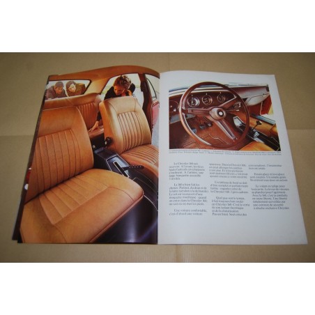 PROSPEKT BROCHURE DEPLIANT CHRYSLER 160 FRANCESE 6 PAGINE