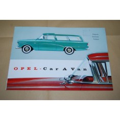 PROSPEKT BROCHURE DEPLIANT OPEL CAR A VAN FRANCESE 3 PAG.