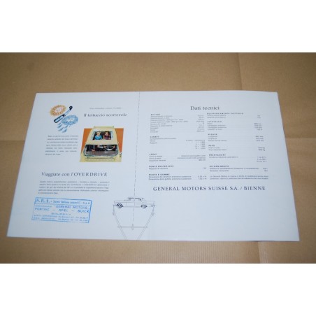 PROSPEKT BROCHURE DEPLIANT KAPITAN & L ITALIANO 4 PAG. PIEGA CENTRALE