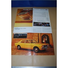 PROSPEKT BROCHURE DEPLIANT FORD TAUNUS POSTER 4 PAGINE FRANCESE 2
