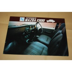 PROSPEKT BROCHURE DEPLIANT MAZDA 1300 FRANCESE 2 PAG.