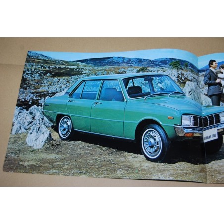 PROSPEKT BROCHURE DEPLIANT MAZDA 1300 FRANCESE 2 PAG.