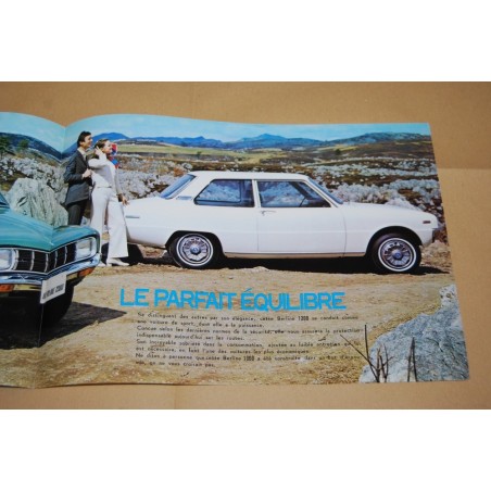 PROSPEKT BROCHURE DEPLIANT MAZDA 1300 FRANCESE 2 PAG.