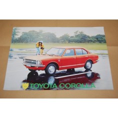 PROSPEKT BROCHURE DEPLIANT TOYOTA COROLLA BERLINA E COUPE'