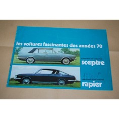 PROSPEKT BROCHURE DEPLIANT SUNBEAM SCEPTRE & RAPIER 8 PAGINE FRANCESE