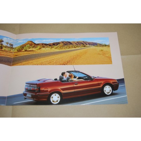 PROSPEKT BROCHURE DEPLIANT RENAULT 19 SPIDER 16 VALVOLE 5 PAGINE ITALIANO