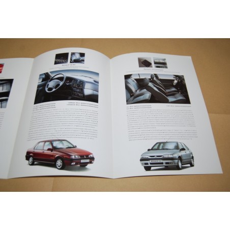 PROSPEKT BROCHURE DEPLIANT RENAULT 19 ITALIANO 3 PAG. 1996